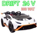 ORYGINALNE DRIFTUJĄCE LAMBORGHINI HURACAN STO NA AKUMULATOR/SMT-555-24V