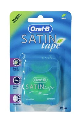 Oral-B Satin Tape Mint Woskowana Nić Dentystyczna 25 m