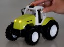 Jeżdżący Traktor z przyczepą z efektami dźwiękowymi + bale słomy ZA4994