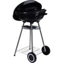 GRILL OGRODOWY KULISTY REX STALOWY ŚR.46CM