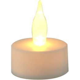 ZESTAW 4 ŚWIECZEK TEA LIGHT LED TIMER BIAŁY