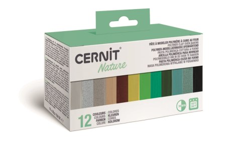 Modelina Cernit Kolory Natury 12x25g