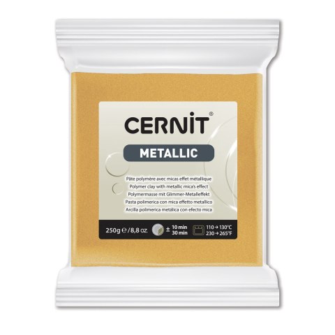 Modelina Cernit Metaliczna Złota 250 g