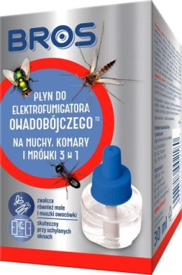 BROS - płyn do elektro na muchy, komary i mrówki 20 dni x 24 h