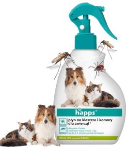 HAPPS - płyn na kleszcze i komary dla zwierząt 200ml