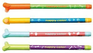 Długopis wymazywalny Happy Color Piesek 0.5mm wkład niebieski)
