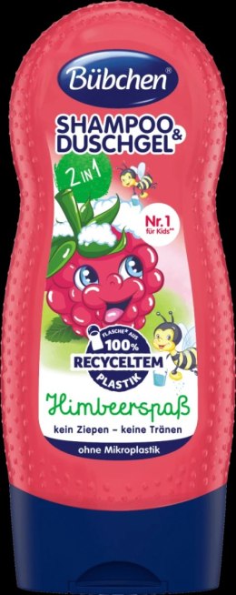 Bübchen Kids 2w1 Raspberry Fun Szampon i Żel pod Prysznic 230 ml