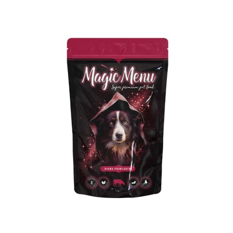 PRÓBKA Magic Menu Półwilgotna karma dla psa z wołowiną 60 g