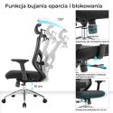 Fotel biurowy ergonomiczny Rosa czerwony ANGEL