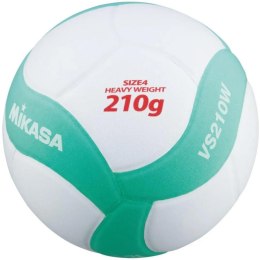 PIŁKA SIATKOWA MIKASA VS210W KIDS MINI R.4 210g biało/zielona