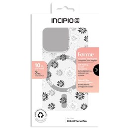 Incipio Forme MagSafe - Etui iPhone 16 Pro (Ditzy Floral Silver)