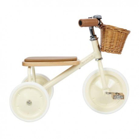 Banwood rowerek trójkołowy trike cream