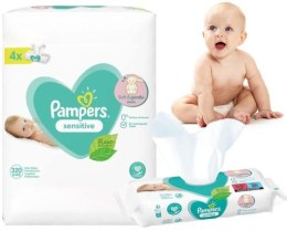 PAMPERS Chusteczki Nawilżane Sensitive 4 x 80 szt.