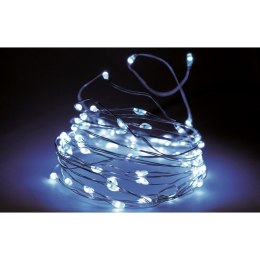 LAMPKI DRUCIKI GIRLANDA 120 LED ZIMNY BIAŁY