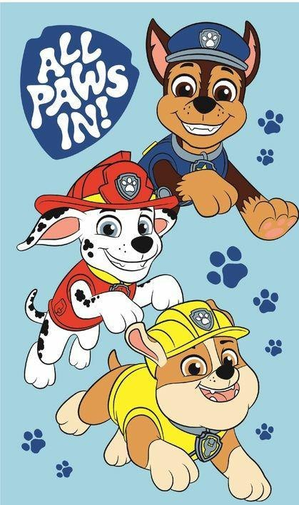 Ręczniczek do przedszkola 30x50 Paw Patrol Boys niebieski dziecięcy bawełniany JF24