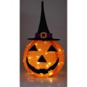 DYNIA DEKORACYJNA Z KAPELUSZEM 68CM HALLOWEEN 30LED