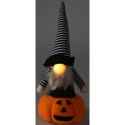 FIGURKA DEKORACYJNA NA DYNI 35CM LED HALLOWEEN POMARAŃCZOWY