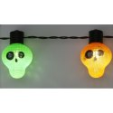 GIRLANDA HALLOWEEN CZASZKI 10LED