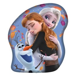 Poduszka dekoracyjna 33x28 Frozen Kraina Lodu Sister Love niebieska kształtka przytulanka