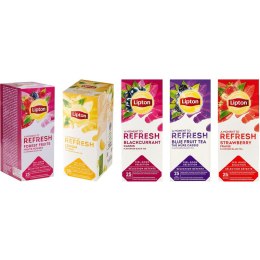 Herbata Lipton Refresh Strawberry (25), TRUSKAWKA