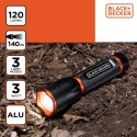 LATARKA TAKTYCZNA ALUMINIOWA 3W 120LUMENÓW BLACK + DECKER