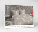 Pościel bawełniana 140x200 beżowa jasna biała geometria 5253 A Bawełna 48