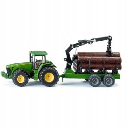 Siku Farmer Traktor z przyczepą leśną metal model 1:50 S1954