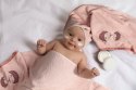 Ręcznik myjka dziecięcy 15x21 Baby 68 różowy jeż 350g/m2 Eurofirany