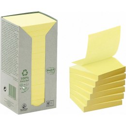 Karteczki Post-it Z-Notes 76x76mm (R330-1T) żółte (16x100)