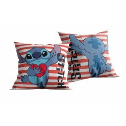 Poduszka dekoracyjna 40x40 Lilo i Stitch czerwona niebieska pasy ST-3C Kids 12 Halantex