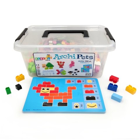 Klocki edukacyjne Little Architect - Archi Pets Junior 350 el.