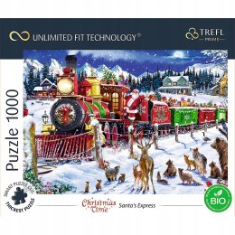 Puzzle Prime 1000 elementów Christmas Time: Santa's Express Trefl 10755