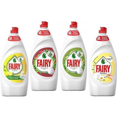 Płyn do naczyń Fairy 900ml Jabłko