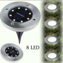 LAMPA SOLARNA 8 LED SMD DO WBICIA W PODŁOŻE KPL.4SZT