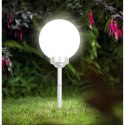 LAMPA SOLARNA KULA MLECZNA 30x62CM