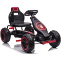 GOKART AUTO NA PEDAŁY ENERO 18 CZARNO CZERWONY