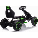 GOKART AUTO NA PEDAŁY ENERO 18 CZARNO ZIELONY