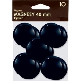 Magnesy do tablic Grand śr.40mm czarne (10)