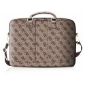 Guess 4G Uptown Computer Bag - Torba na notebooka 15" (brązowy)