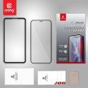 Crong Anti-Bacterial 3D Armour Glass - Szkło hartowane 9H na cały ekran iPhone 12 Pro Max + ramka instalacyjna