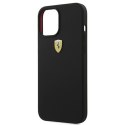 Ferrari On Track Silicone - Etui iPhone 12 / iPhone 12 Pro (czarny)