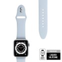 Crong Liquid - Pasek do Apple Watch 38/40mm (błękitny)
