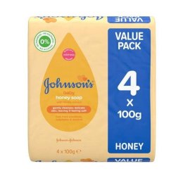 Johnson's Baby Honey Soap 4x100g