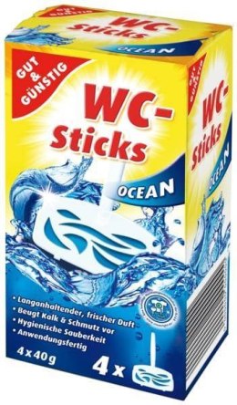 G&G Wc-Sticks Ocean Zawieszki WC 4 x 40 g