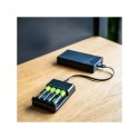 Green Cell VitalCharger - Ładowarka do akumulatorów + 4x Baterie Akumulatorki AA 2000mAh Ni-MH