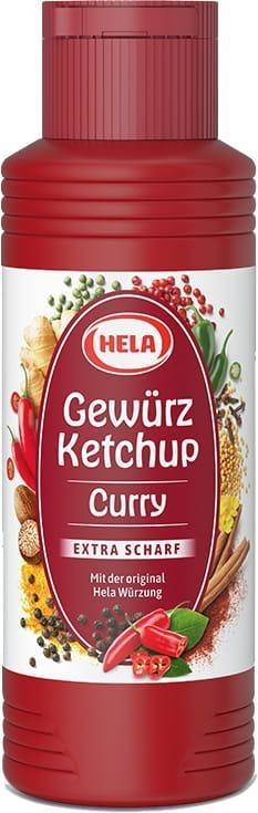 Hela Ketchup Curry Extra Scharf - Extra Ostry 300 ml