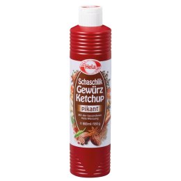 Hela Ketchup curry pikant ekstra szaszłyk 800 ml