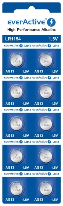 Bateria everActive Alkaline G13 LR1154 blister 10s