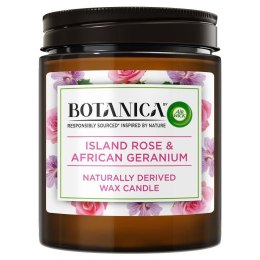Air Wick Botanica Świeca zapachowa Island Rose& African Gerarium 205 g