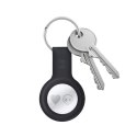 Crong Silicone Case with Key Ring - Brelok do Apple AirTag (czarny)